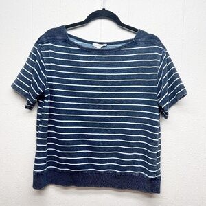 Jane & Delancey Sunwashed Cropped Relaxed Bohemian Chic Womens Sweater Top Small